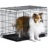 Клетка для собак №3 76х48х56см, 2 двери